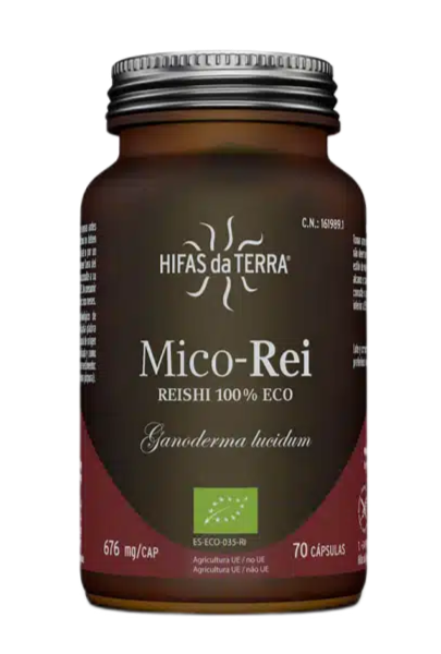 Cogumelo Reishi - Mico-Rei da Hifas da Terra (70 cápsulas)