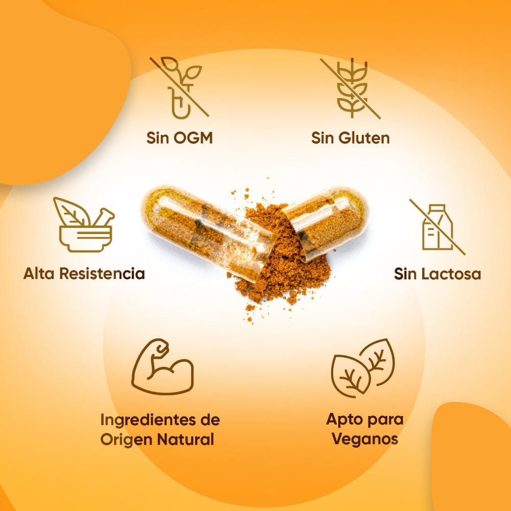 Cúrcuma Orgânica com Pimenta Preta Orgânica e Gengibre Orgânico 505mg da WeightWorld (365 Cápsulas)