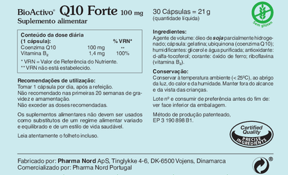 Coenzima Q10 - BioActivo Q10 Forte 100 mg da PharmaNord