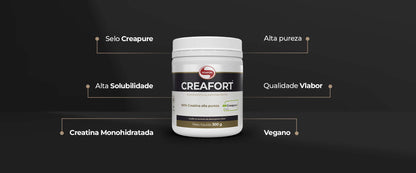 Creatina - Creafort (Creapure) da Vitafor (Pote 300g)