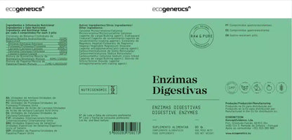 Enzimas Digestivas Vegetais da EcogeneticsN (90 comprimidos)