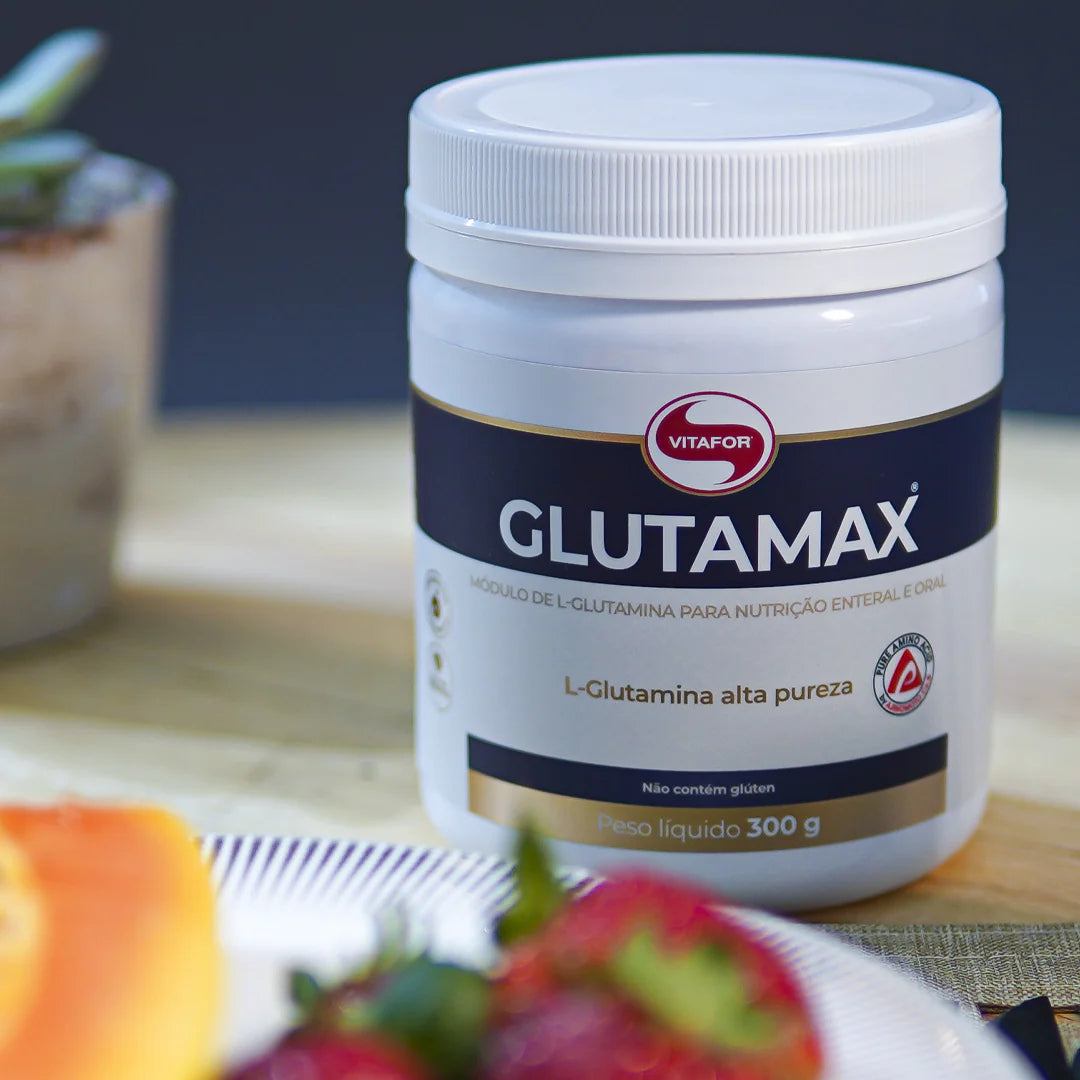 Aminoácido Glutamina - Glutamax da Vitafor (Pote 300g)