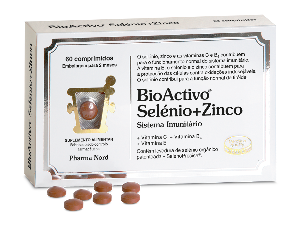 Selénio+Zinco - BioActivo Selénio+Zinco da PharmaNord