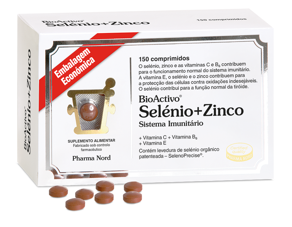 Selénio+Zinco - BioActivo Selénio+Zinco da PharmaNord