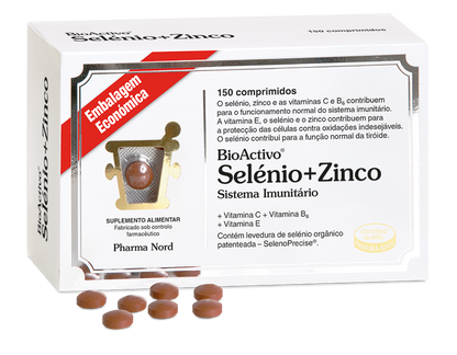 Selénio+Zinco - BioActivo Selénio+Zinco da PharmaNord