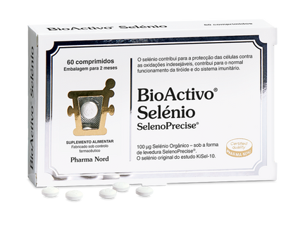 Selénio - BioActivo Selénio da PharmaNord (60 comprimidos)