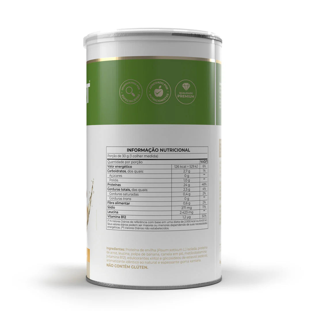 Proteína Vegetal - Isofort plant, 24g de proteína da Vitafor (Pote 450g)