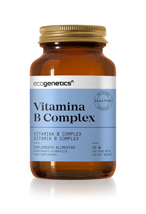 Vitaminas do complexo B - Vitamina B Complex da EcogeneticsN (30 cápsulas)