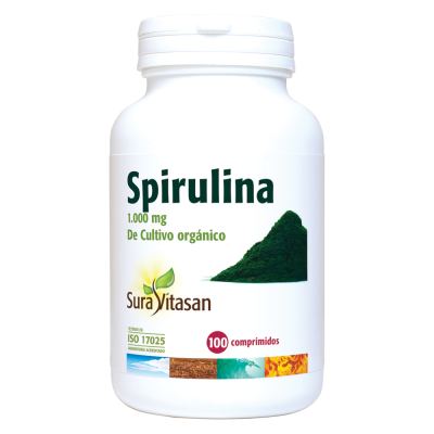 Spirulina 1000 mg da Sura Vitasan (100 comprimidos)